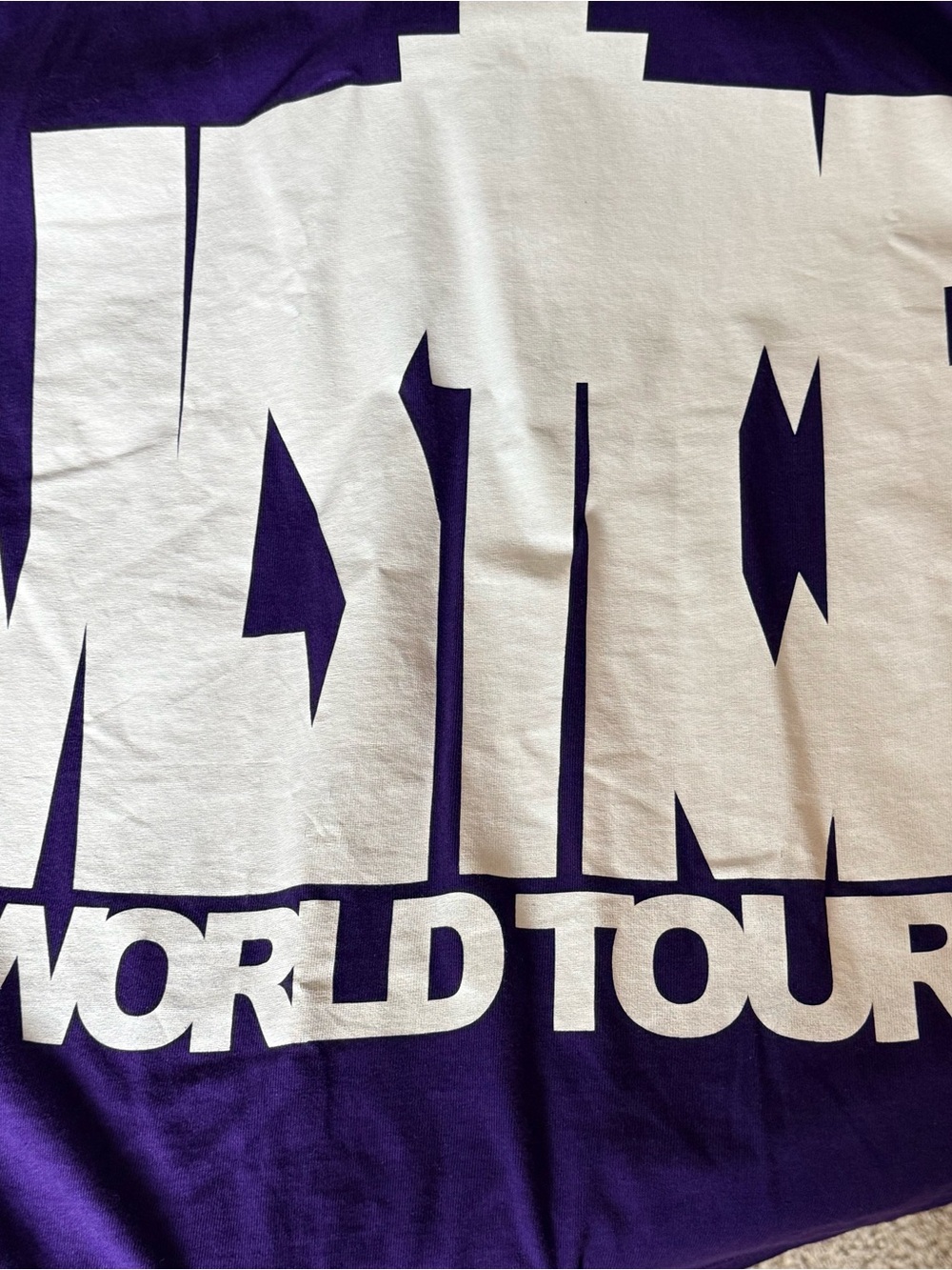 Justin Bieber’s World Tour Graphic Long Sleeve Tee - Size XL - Picture 5 of 8